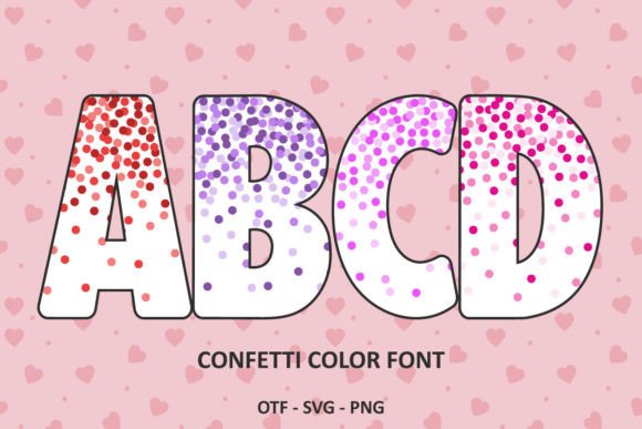 Confetti Color: A Typeface That Throws the Party for You
