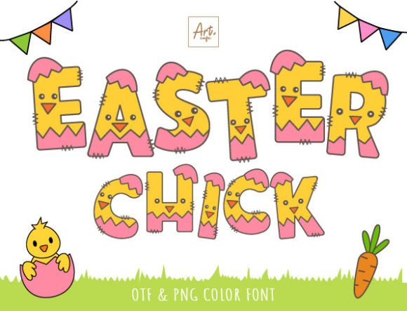 Easter Chick: A Bold and Playful Font for Seasonal Projects