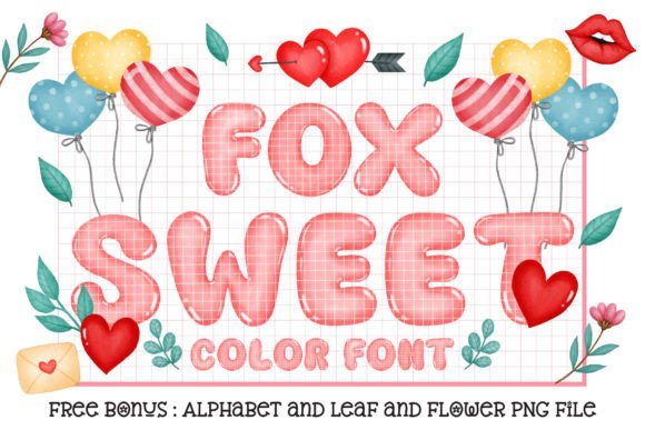 Fox Sweet: Crafting Genuine Connection with a Colorful Font