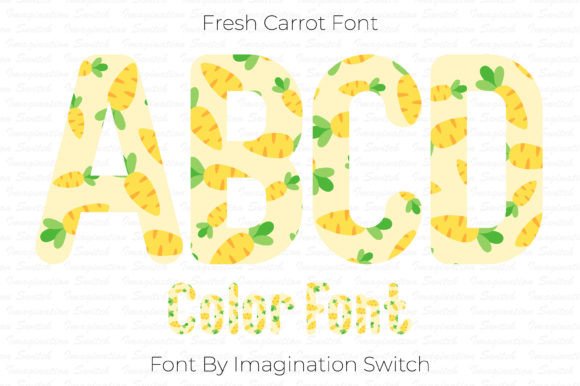 Fresh Carrot: The Colorful Display Font for Bold Branding