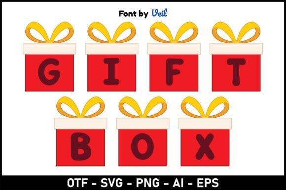Giftbox Font: A Creative Type for Playful Design
