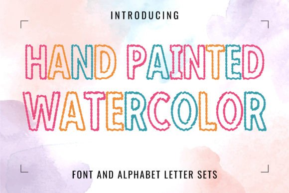 Hand Painted Watercolor: A Typeface for Joyful, Eye-Catching Design