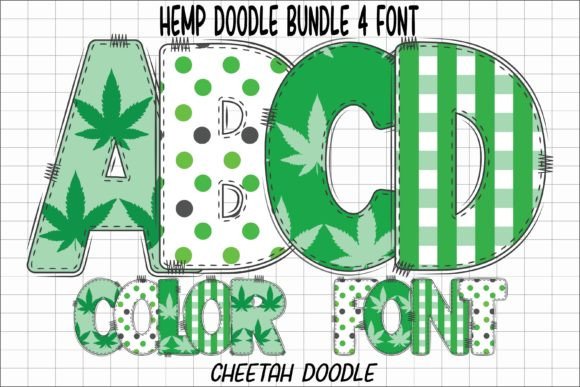 Hemp Doodle: The Creative Font for Bold Weed-Inspired Designs