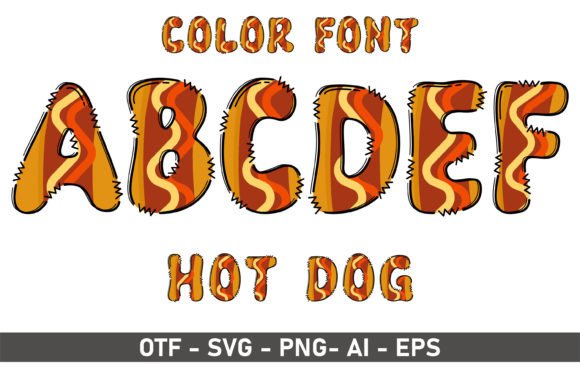 Hot Dog Font: Playful Typography for Creative Projects