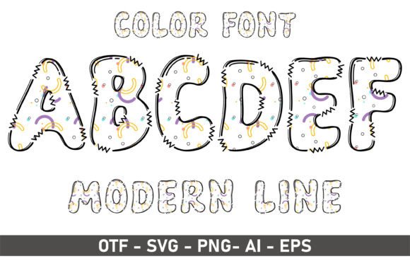 Modern Line: A Playful Font for Creative Projects