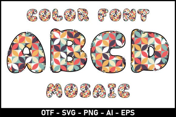 Mosaic: The Playful Font for Creative Designs