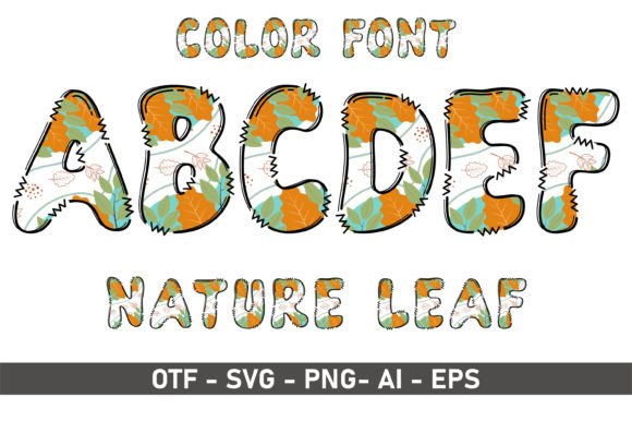 Nature Leaf: The Creative Font for Playful, Artistic Designs
