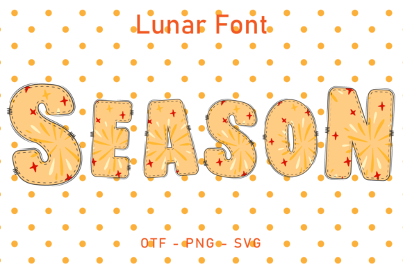 Season Font: Lunar Designs and Creative Alphabets