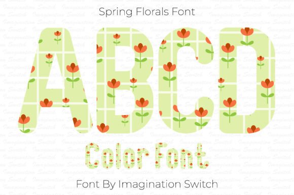 Spring Florals: The Vibrant Display Font for Fresh Designs