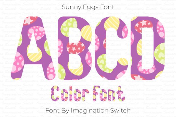 Sunny Eggs: A Font That Brings Colorful Energy to Your Designs