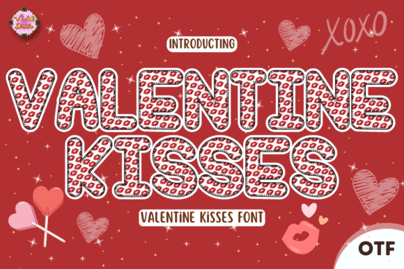 Valentine Kisses: A Typeface That Whispers Romance
