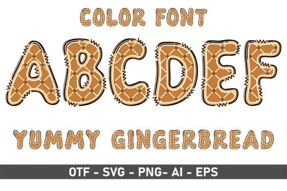 Yummy Gingerbread: A Playful Font for Creative Projects